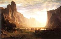 Bierstadt, Albert - Looking Down the Yosemite Valley, California